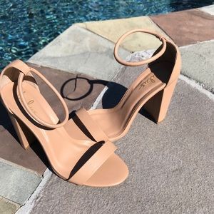 Lulus ankle strap heels